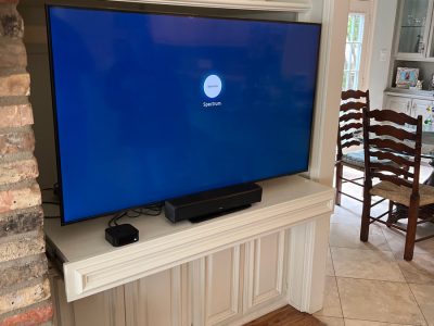 Smart TV mounting with hidden cables – North Dallas